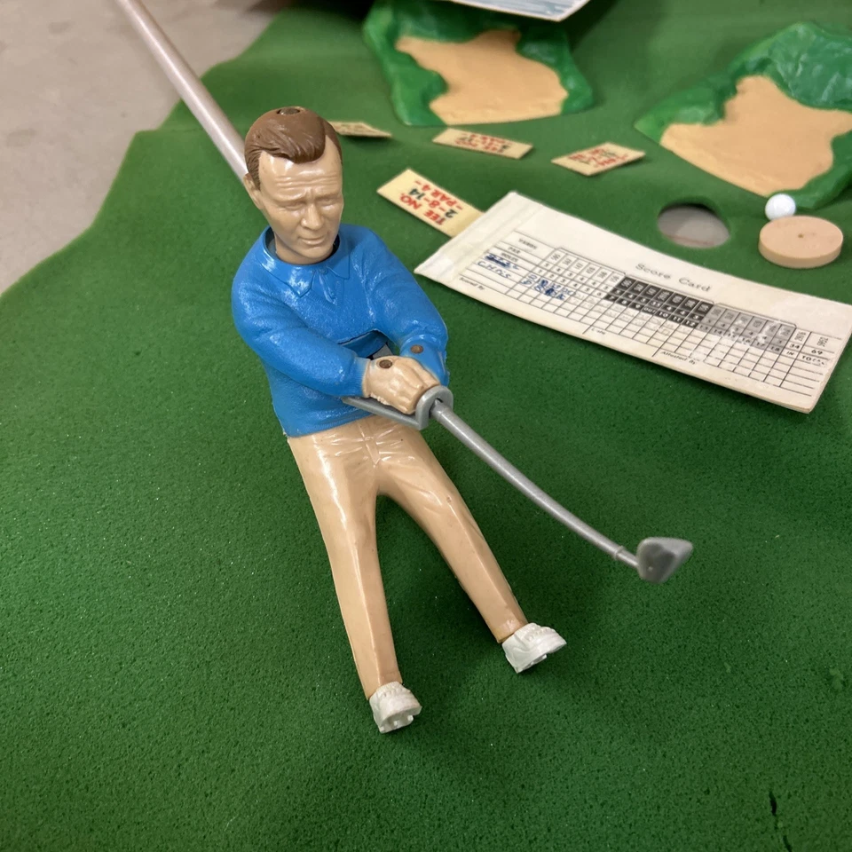 Vintage 1968 Arnold Palmer's Indoor Golf Course Game MARX 5280 Large - Image 3 of 4