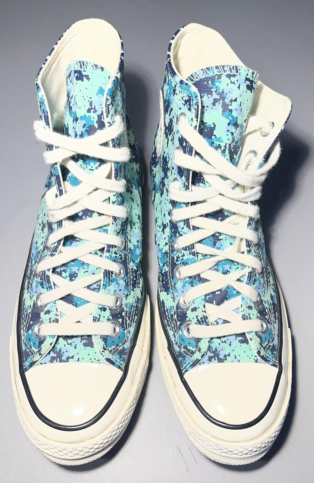 Converse Chuck Taylor All Star Shoes Mens Size 6.5 Blue Camo High Top 170381C thumbnail 2