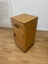 Stunning Vintage Art Deco Cabinet Bedside Table Nightstand Side Table Wit Drawer