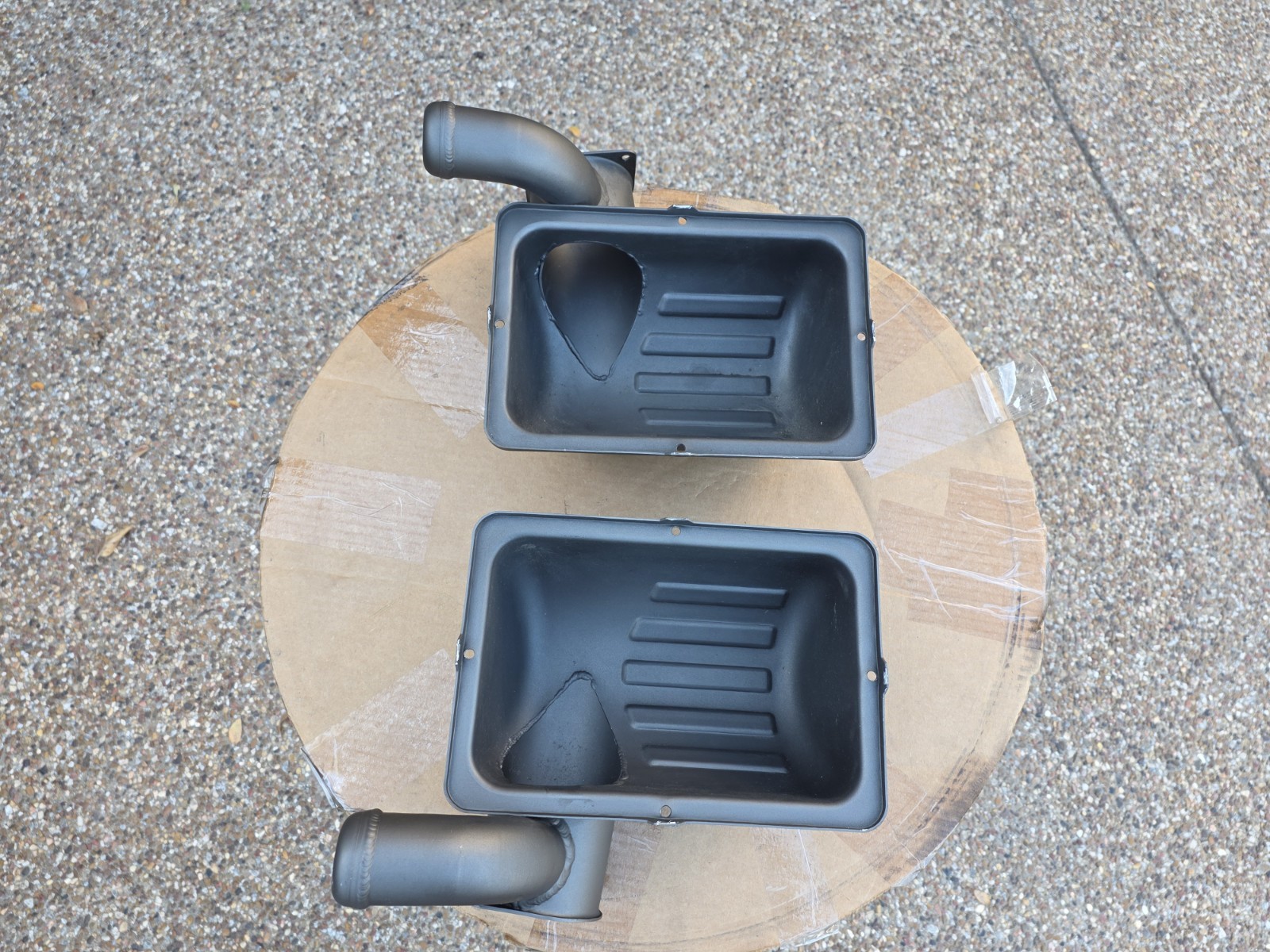 FERRARI F430 A PAIR (2) OEM GENUINE ORIGINAL EQUIPMENT AIR BOX INTAKE COVER