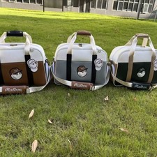Malbon Golf Boston Bag With Shoulder Strap Sports Travel