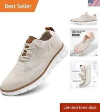 Men's Oxfords Business Shoes Fashion Mesh Casual Dress Walking Sneakers Comfo...