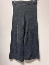 Aerie MARSHMALLOW Flare Pants Women’s M Comfy Gray Fuzzy Lounge Sherpa Cozy