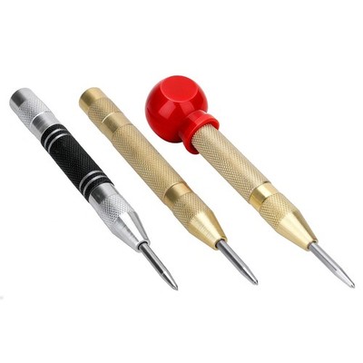 3 Pack Automatic Punch Alloy Steel for Woodworking DIY Home Projects Workshop