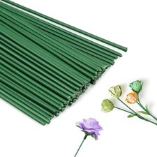 Floral Stem Wire 100 Pcs Florist Wire Stems 14 Gauge Flower Stems Crafts Wire...
