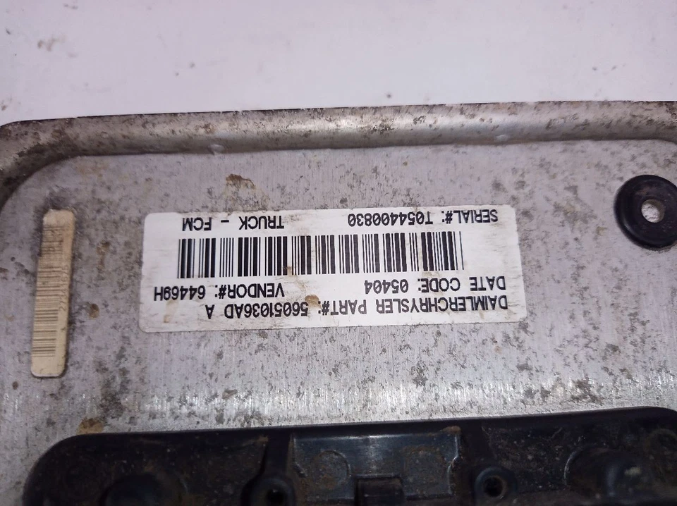 56051036AD Body Control Module BCM from 2004 RAM 2500 11529648 - Image 3 of 4