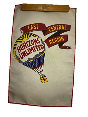 BSA Vintage Horizons Unlimited East Central Region Flag Approx. 20 3/4 X 13 1/4 