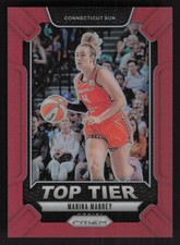 2024 Panini Prizm WNBA #8 Marina Mabrey Top Tier Prizms Red #/99
