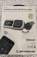Scosche BTFMSR-SP1 Bluetooth FM Transmitter with USB Port for Mobile Devices F2E