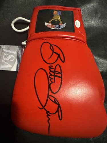 Eric Esch Butterbean Signed Red Everlast Boxing Glove AUTO JSA COA - Picture 1 of 4