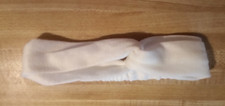 Unbranded Baby Girl Size 0-6 Months Rayon Blend White Twisted Knot Headband