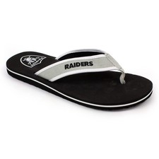Las Vegas Raiders Contour Flip Flops Sandals