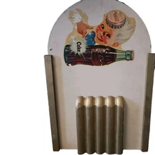 Vintage Coca Cola Kay Inc. Sprite Boy Masonite Display Sign Super Rare!