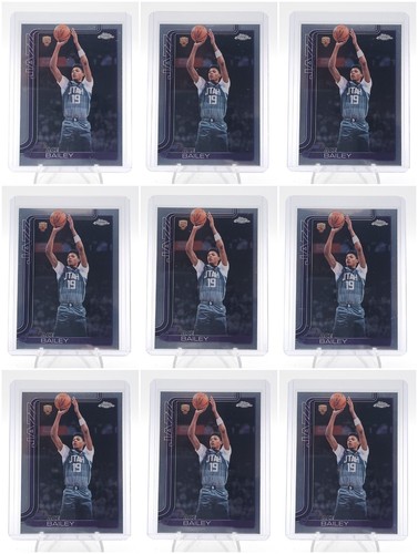 [9] ACE BAILEY 2025-26 TOPPS CHROME ROOKIE BASE BASKETBALL UTAH JAZZ #155 Q0181