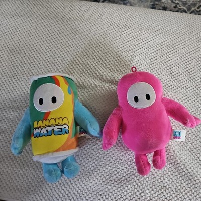2  Licensed Fall Guy Plush Toys Banana Water & pink costume FREE SHIPPING 