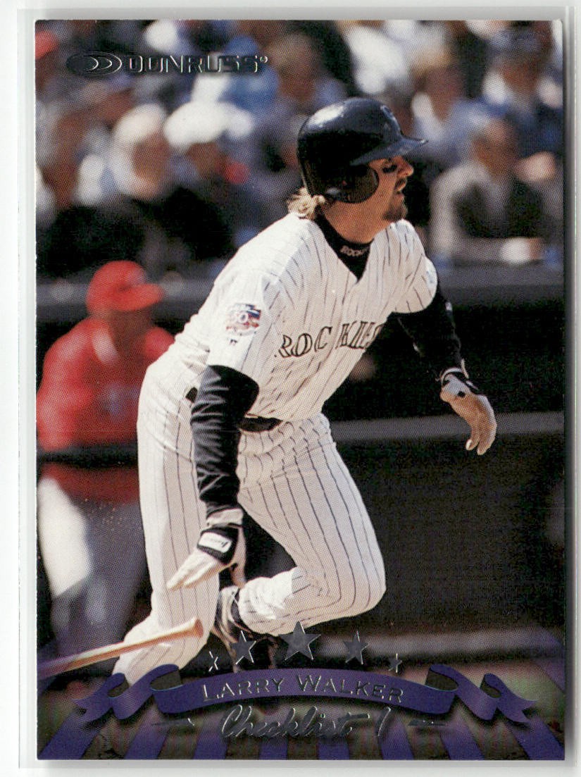 1998 DONRUSS #166 LARRY WALKER COLORADO ROCKIES
