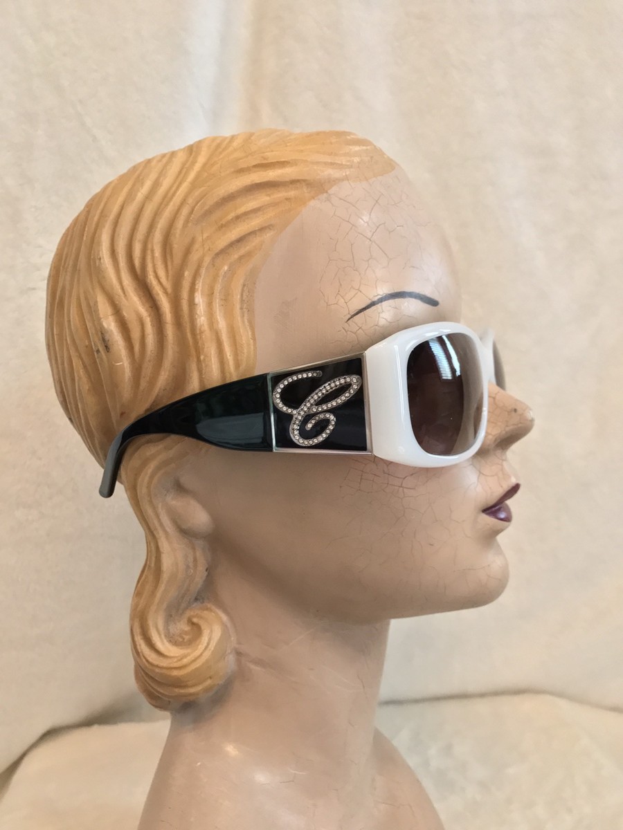 Chopard Crystal Sunglasses CHOPARD Black Gold Rainbow Crystal Jewel SCH286S Oversized  main image 2