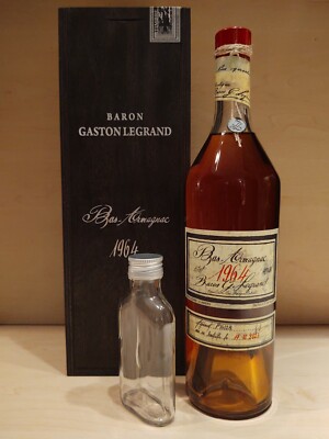 Baron Gaston Legrand - Bas Armagnac 1964, 59 Jahre, Sample, Probe 10cl/100ml