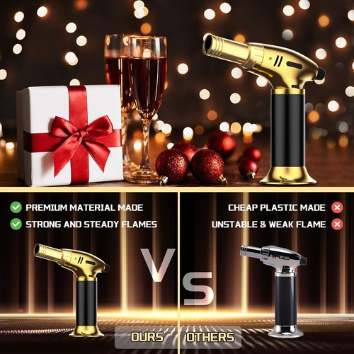 Luxury Cocktail Smoker Kit with Torch and 4 Flavors Wood Chips Perfect Gift - Picture 6 of 9