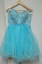 Ladies formal Baby blue dress, size XL/ 8