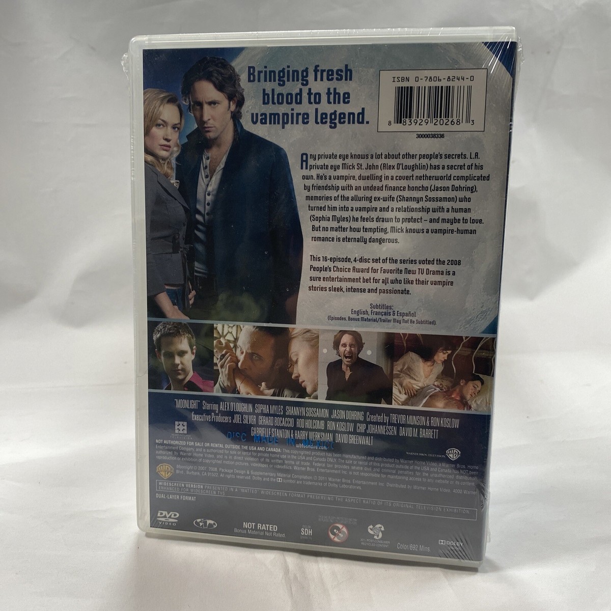 MOONLIGHT - The Complete Series” DVD Alex O'Loughlin NEW & Sealed