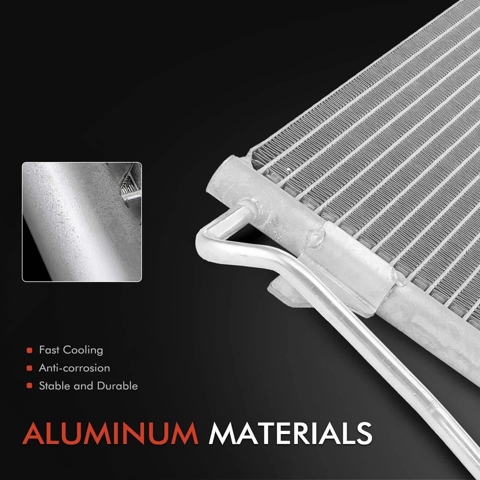 1x Condensador de CA con receptor secador con soporte para Ford Fusion Lincoln MKZ Mercury Foto 2 de 4