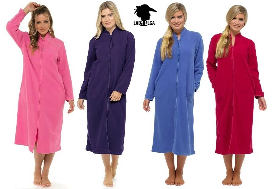 Details more than 142 womens zip up dressing gown super hot - camera.edu.vn