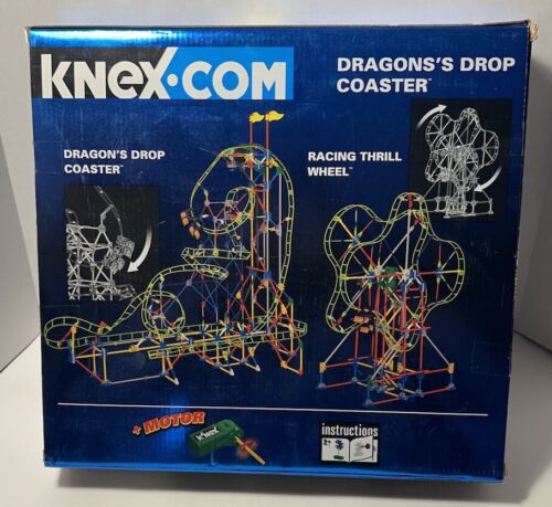 K'nex 13075/78058 Dragon's Drop Coaster CIB Open Box 100% Complete RARE! - Picture 2 of 9