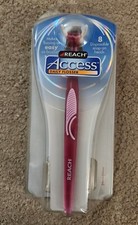 NEW Pink Reach Access Daily Flosser with 8 Disposable Snap on Heads