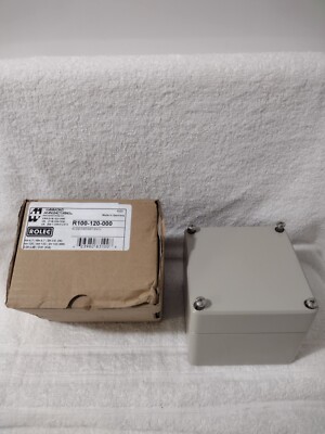 Alum Diecast Enclosure 4.7'' x 4.7'' x 3.9'' /Hammond Manufacturing R100-120-000