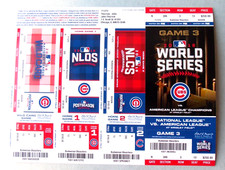2016 Chicago Cubs Baseball WORLD SERIES PLAYOFFS - 