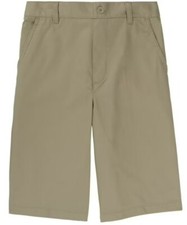 4 Qty Boys New French Toast School Khaki Uniform Shorts Size 7 elastic x4 PAIRS