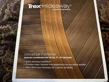 NEW - Trex Hideaway Universal Fastener Hidden Fasteners 90 pieces/50 SqFt Per bx