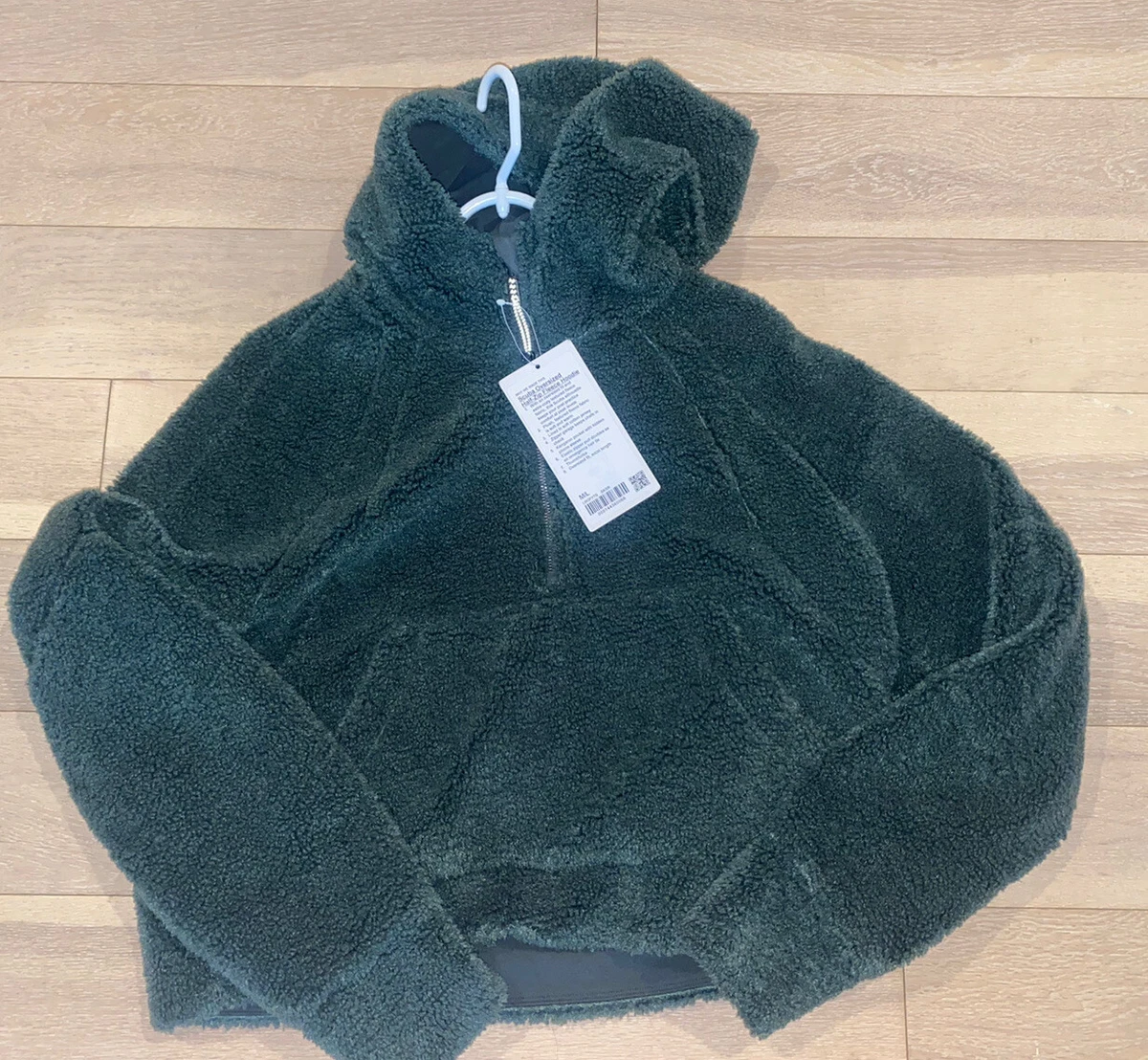 NWT Lululemon Scuba 1/2 Zip Hoodie Smoked Spruce Fleece Sherpa M/L | eBay
