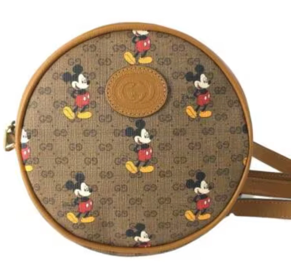 Sac bandoulière rond toile Gucci Disney X Mickey Mouse GG Supreme JP