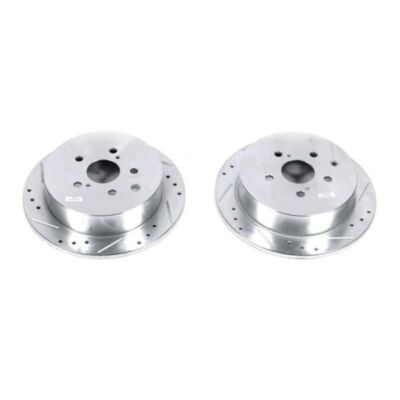 Power Stop 10-15 fits Lexus RX350 Rear Evolution Drilled & Slotted ...