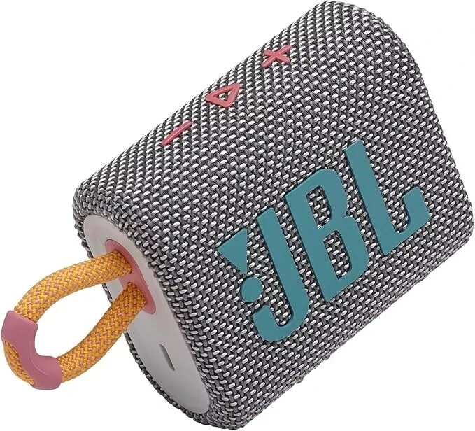 JBL GO 3 Portable Waterproof Speaker - Gray - Brand New in Package-image