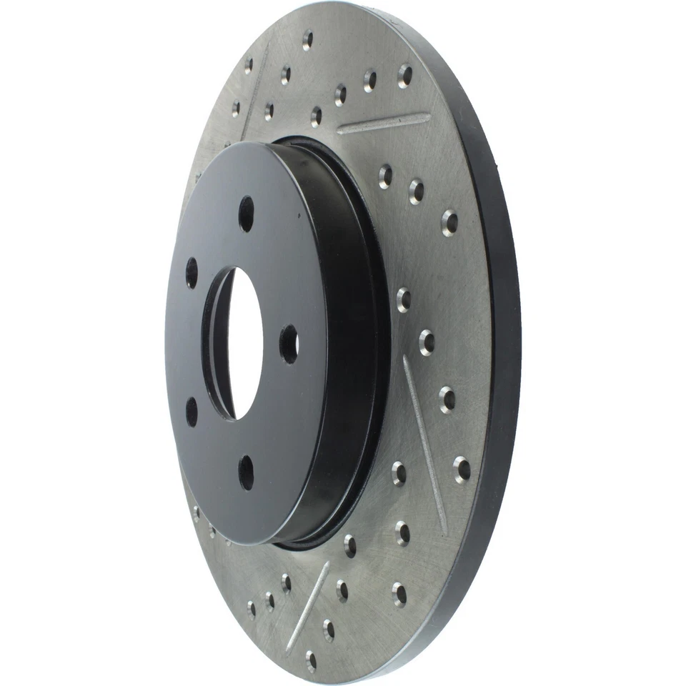 Par de rotores de freno de disco Stoptech trasero para Jaguar X-Type 2002-2008 (45000) Foto 4 de 4