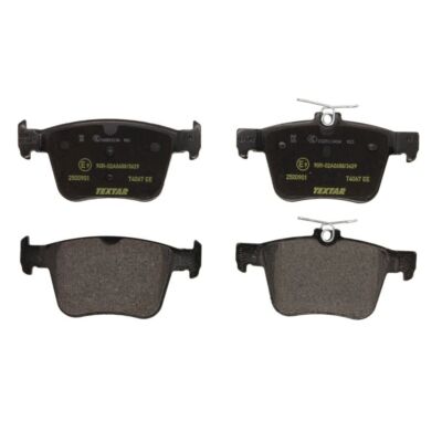 Bremsbelagsatz TEXTAR 2500901, Hinten