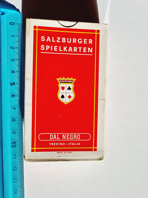Salzburger Dal Negro Skat Original Vintage Playing Cards New