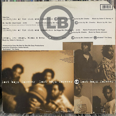 LOST BOYZ - LIFESTYLES OF THE RICH AND SHAMELESS (+REMIXES) (12