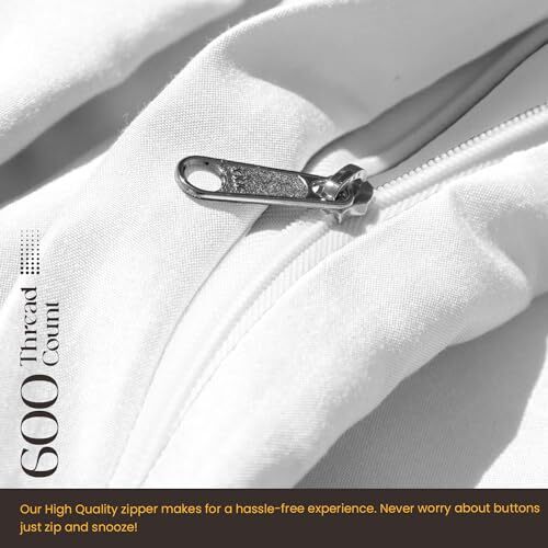 3 Piece Size Duvet Cover 600 Thread Count, 1 Duvet Oversized Queen