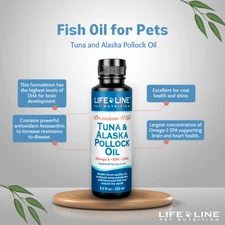 Life Line Pet Wild Tuna + Wild Alaska Pollock Oil