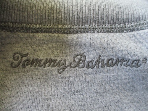 Tommy Bahama Pullover Mens M Medium 1/4 Zip Sweater Top Gray - Picture 4 of 4
