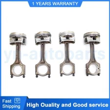 4pcs Engine Piston and Rod Set For BMW  F20 116i  118i  Mini R55 R56 R57 R58 R59