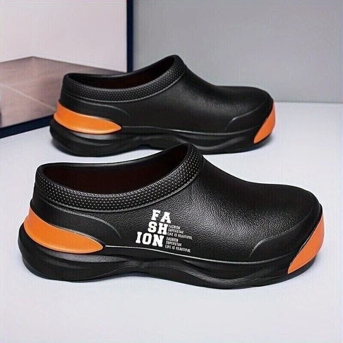 Work Shoes Oil Resistant Non Slip Shoes Cushion Chef Shoes Safety Water Kitchen - Picture 3 of 17