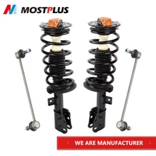 4PCS Front Struts Coil Spring Sway Bars For 2010-2017 Chevy Equinox GMC Terrain