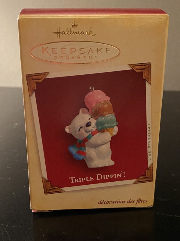 Hallmark 2005 Keepsake Ornament ~ TRIPLE DIPPIN'!- READ