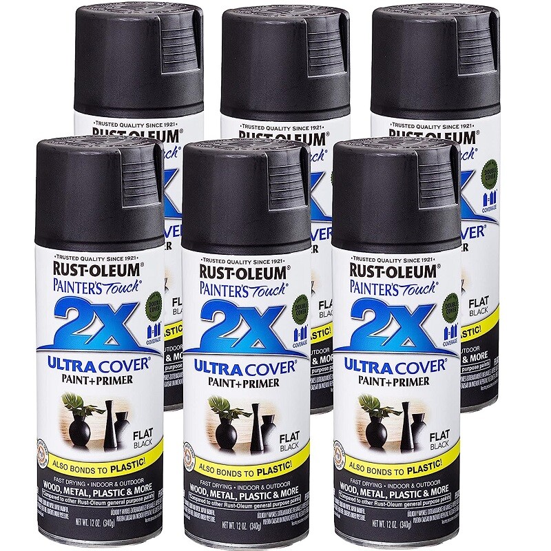 Rust-Oleum 2X Ultra Cover, Flat Black Rust-Oleum 2X Ultra Cover, Flat Black