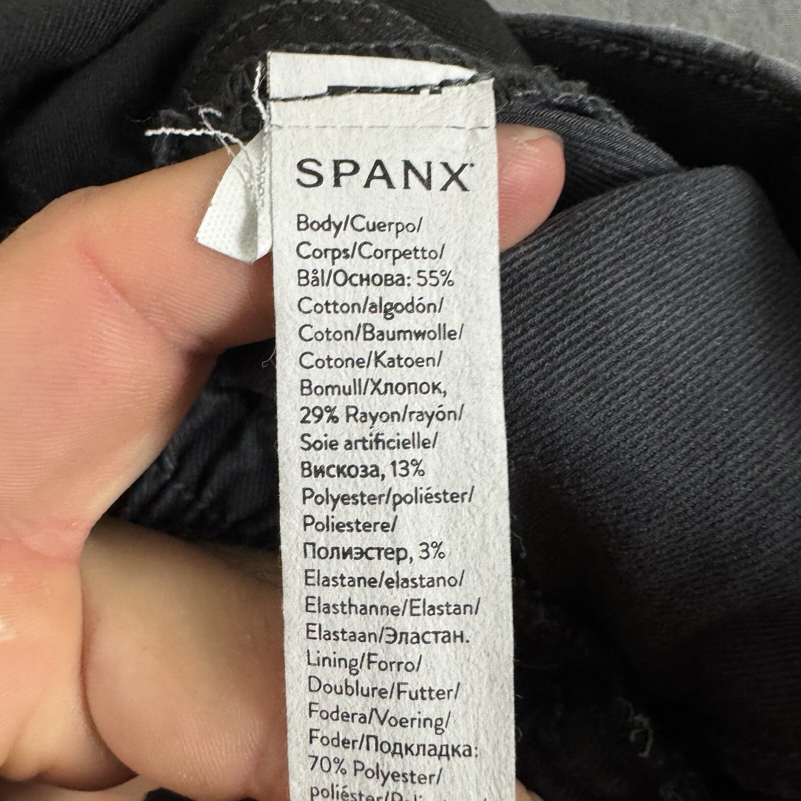 Spanx Women’s Size Small Solid Gray Stretch Twill… - image 8